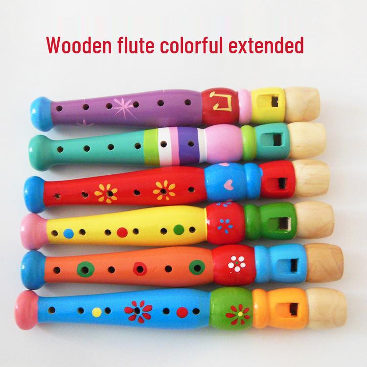 Orff Wooden Flute for Kindergarten: Children's Musical Instrument and Teaching Aid
