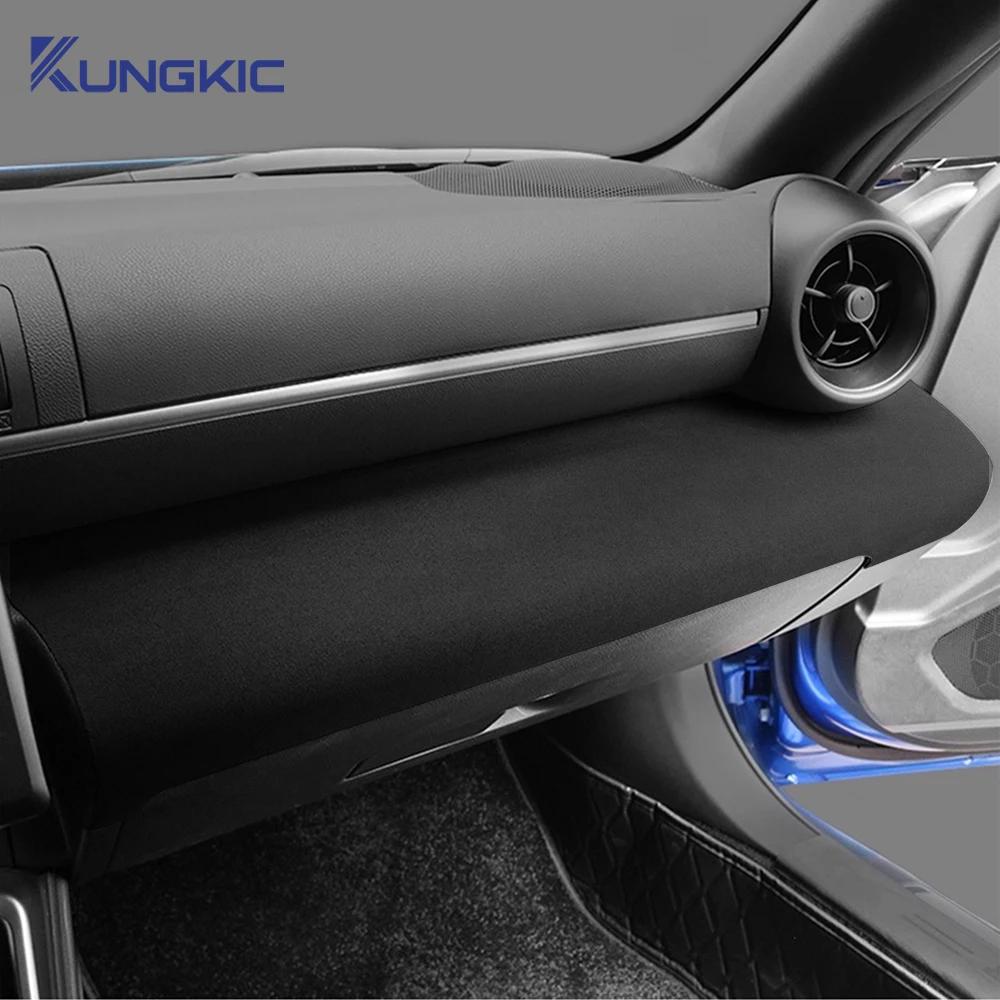 Наклейка из замши для Subaru ZD8 BRZ Toyota ZN8 GR86 2021 2022 2023 2024 2025 Декоративная внутренняя отделка центральной консоли пассажира автомобиля
