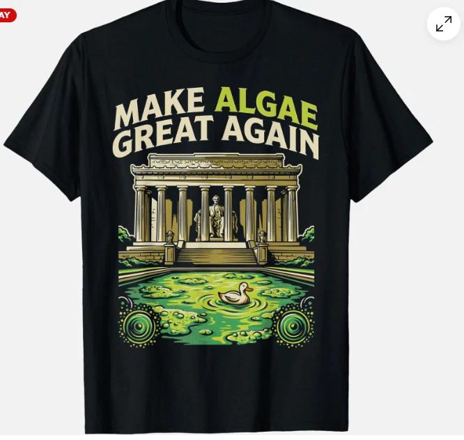Funny Make Algae Great Again Lincoln Reflecting Pool Midterm Unisex T-Shirt