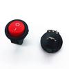 10 шт. Kcd11 круглые лодочные клавишные переключатели круглые черные белые красные 2-контактные переключатели включения-выключения