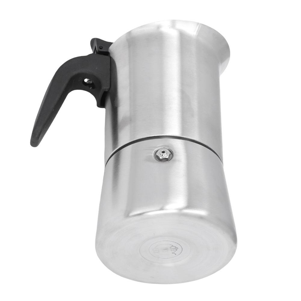 300 ML Capacity Stovetop Coffee Maker Double Valve Stovetop Espresso Maker Kitchen Use