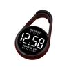 Ключница-часы Цифровые карманные часы Светодиодные сенсорные часы Портативные часы с клипсой для ремня рюкзака Студентов Школьные экзамены