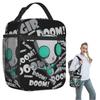 Изолированная сумка-ланчбокс Gir Invader Zim Аниме для женщин и детей, герметичные контейнеры для еды, термосумка-ланчбокс, сумка-тоут