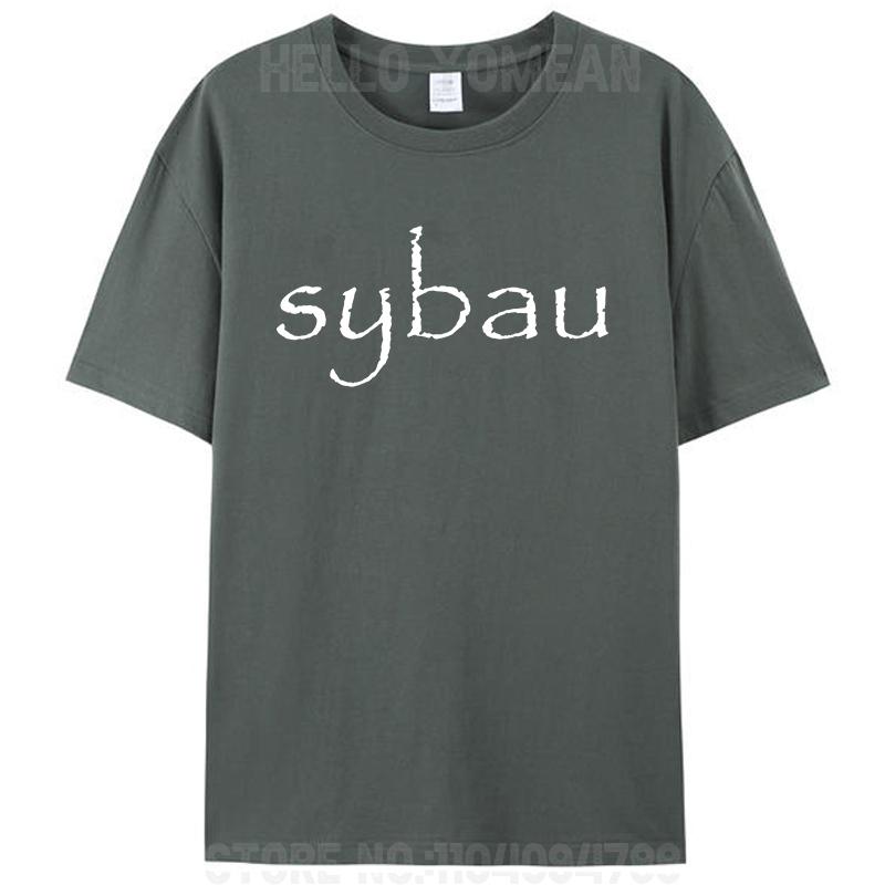 Gen Z Sybau Funny Slang Brainrot Meme Women Men's Cotton T-Shirt Tees Tops