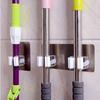 Organizer Hanger Rack Wall Hanging Mop Kitchen Mop Holder Broom Rack Mop Clamp Sticking Hook