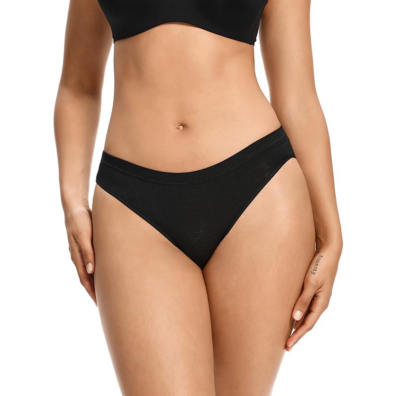 BONITOS 1Pcs Sexy Print Women's Briefs High Waist Female Panties Plus Size Underpanties