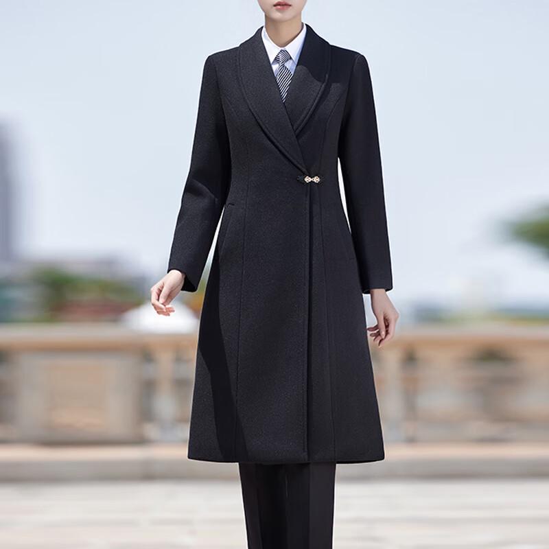 Taluoman Professional New Chinese Style Padded Long Overcoat
