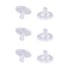 600Pcs/Set Clear Earring Backs Studs Kit 12 Styles Clutch Stoppers  for Fish Hook Earrings