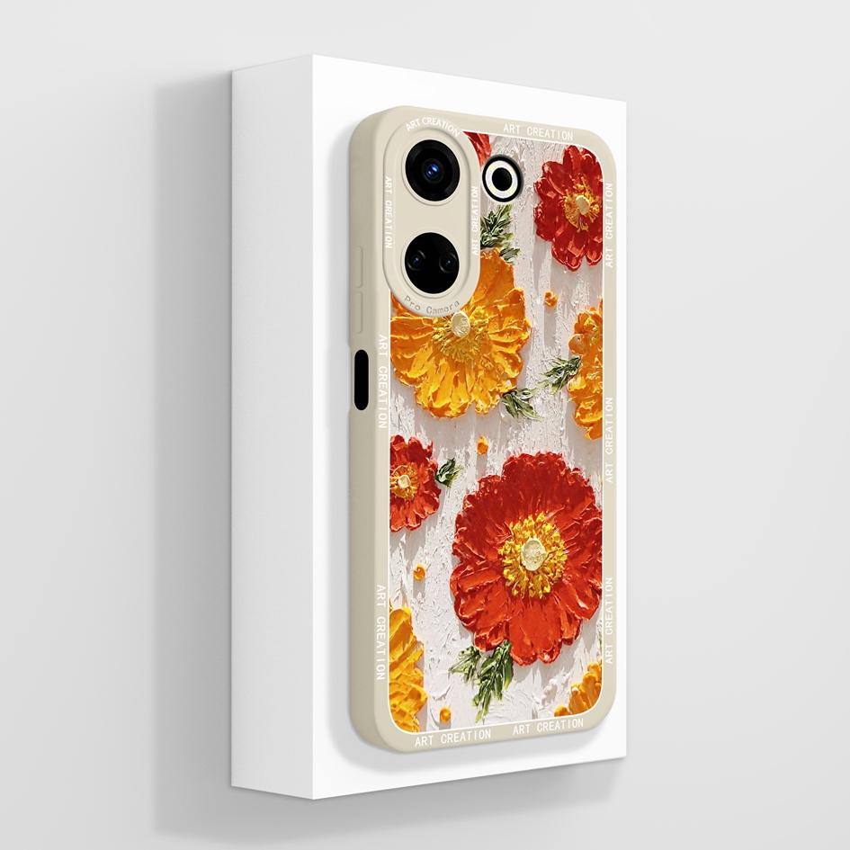 Для Tecno Camon 20 Pro 4G 5G чехол для телефона задняя крышка защитная пленка для экрана противоударные матовые квадратные сумки для телефона модный дизайн оболочка авокадо для бамперов Tecno