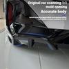 For BMW5 Series G60 2024-2025 Black luster Rear Lip  Car Rear Bumper Diffuser Rear Splitter Spoiler Rear Lip Body Kit Accessorie