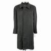 Pure Cashmere 100 Percent Cashmere Stand Collar Coat Outerwear 92A5 Men M-L Dark Gray(USED)