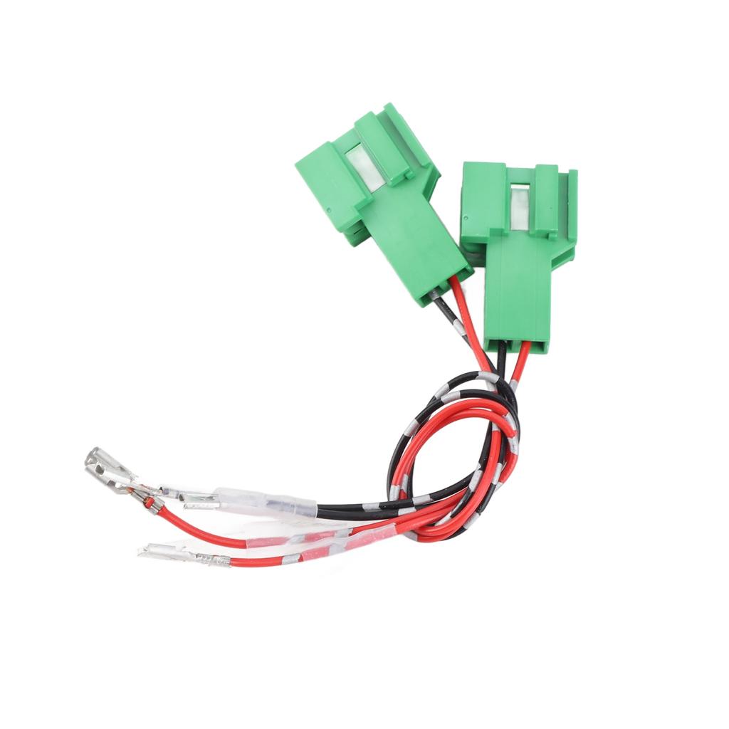 1 Pair ABS Door Speaker Wiring Harness Adapter Plug Connector 12V