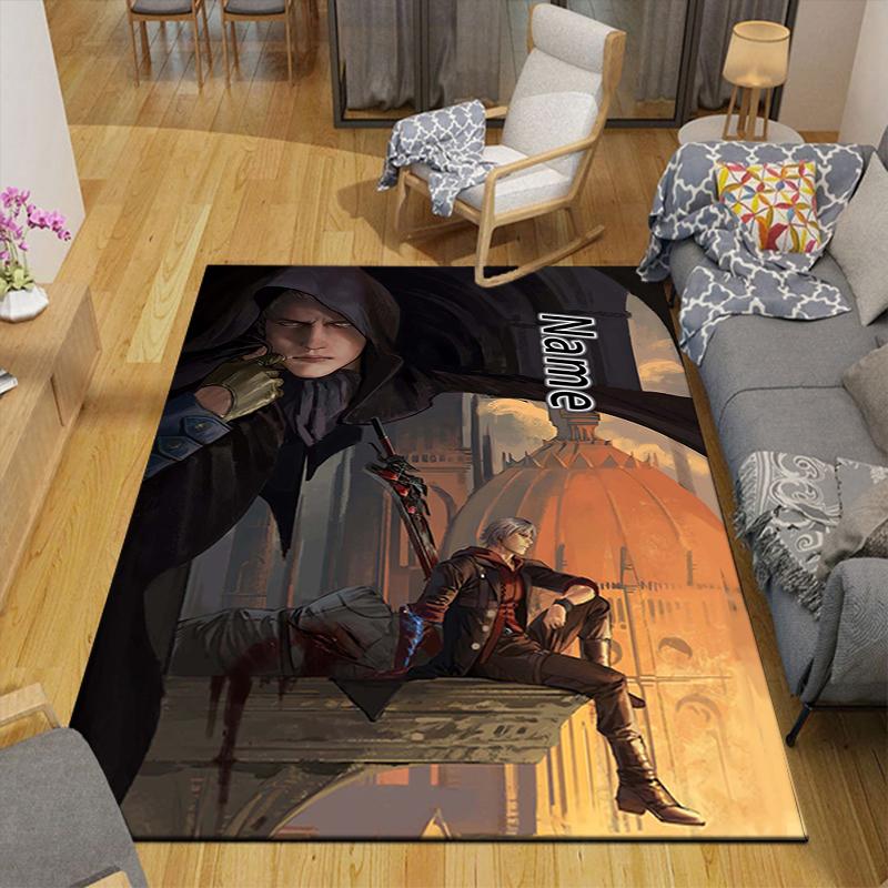 Custom 1Pc Devil May Cry Netflix Series Rug Office Carpet Indoor Outdoor Entrance Doormat Nonslip Soft And Comfortable Living Room D291534