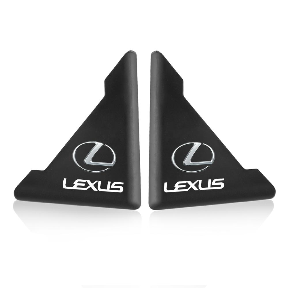 DMTZ1 2/4Pcs Car Door Silicone Anti-collision Corner Protectors Stickers Accessories For Lexus LS IS350 ES300 GS350 CT200h GX460 LX570