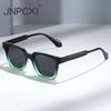 Retro Square Men Sunglasses Fashion Shades UV400 Women Punk Green Sun Glasses