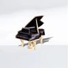 Temperament Piano Brooch Dripping Small Piano Musical Instrument Corsage Coat Jacket Suit Clothing Accessories Buckle