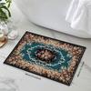 1 шт. 1 см утолщенный классический персидский стиль дверной коврик мягкий фланелевый входной коврик для домашнего декора противоскользящий ковер впитывающий воду кухонный коврик для ванной