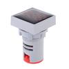 22mm Square Voltmeter AC 20-500V Voltage Indicator LED Volt Panel Meter