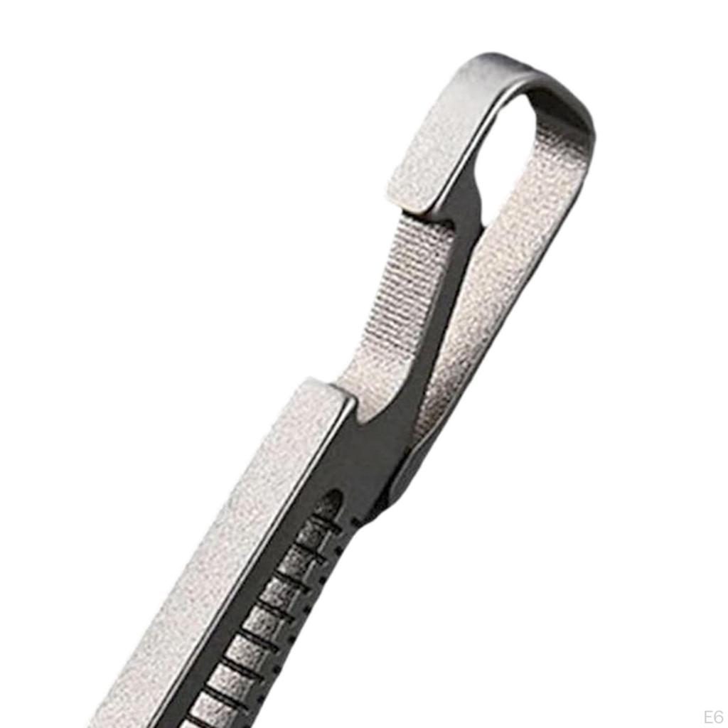 Пинцет из титанового сплава для бровей, брелок, многофункциональный, маленький, для выживания