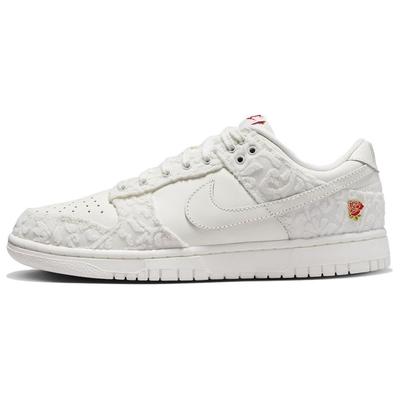 Женские кроссовки Dunk Low Give Her Flowers кремового цвета с парусом, университетский красный FZ3775-133