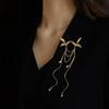 Delicate Design Fringe Brooches Long Fringe Animal Brooch Bird Lapel Pins  Women Fashion