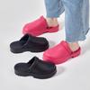Fashion Comwarm Women Summer Slippers 2025 New Thick Sole Outdoor Beach Sandals Non-slip Garden Shoes Fashion Home Women Platform Slides