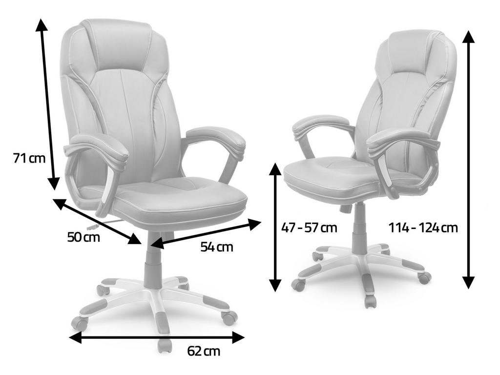 Sofotel Eg-222 Brown Leather Office Chair