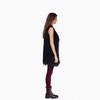 Womens Mid-Length Faux Fur Vest Sleeveless V-Neck Street Style Outerwear White Black