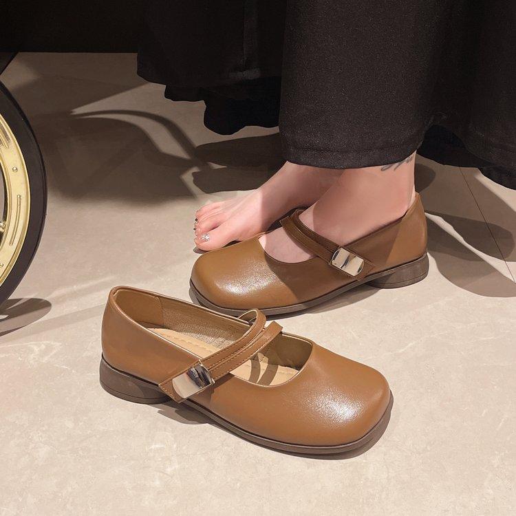 Новые туфли Мэри Джейн женские туфли на низком каблуке лодочки женские туфли-оксфорды с квадратным каблуком женские туфли на толстом каблуке балетки Zapatos Mujer