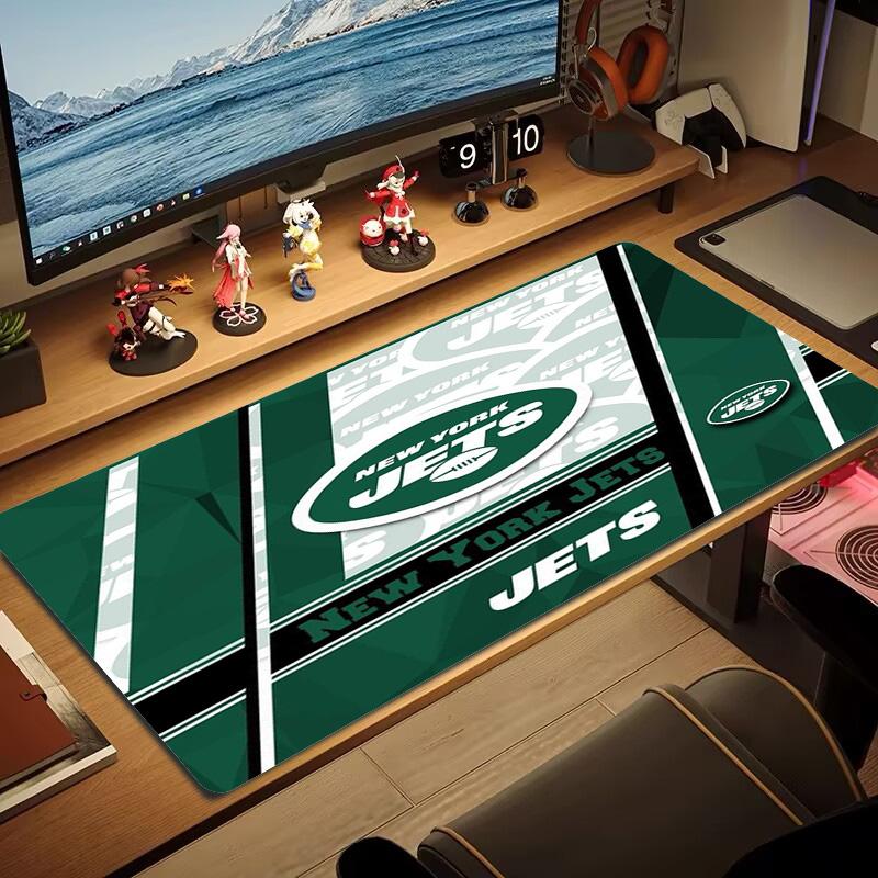 NY Jets Color Mouse Pad Large Gaming Table Cushion Non-slip Laptop Tablet Big Mousepad XXL Mat Mini PC Playmat With Lock edge