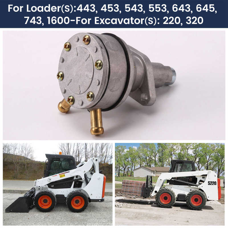 Hot Selling-Fuel Pump With Gasket 6598121 6599008 6666850 For Kubota B1550 B1750 B2150 M4030 M4950 M5030,Fuel Pump With Gasket 6