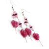 [B8371] - Pink 'Calcutta' Earrings