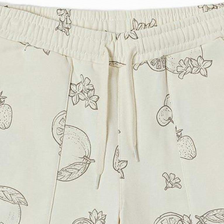 Vans Casual Shorts Women's Vintage White Patterned Print Moderate VN0008Y0BTA