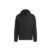 Essential 3-Layer Bonded Hooded Jacket With Three-Stripe Logo Men Outerwear Black IK7347