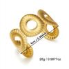 Ocean Style Starfish Stainless Steel Cuff Bracelet for Women Bohemian Geometry Gold Color Bangle Summer Party Jewelry Gift