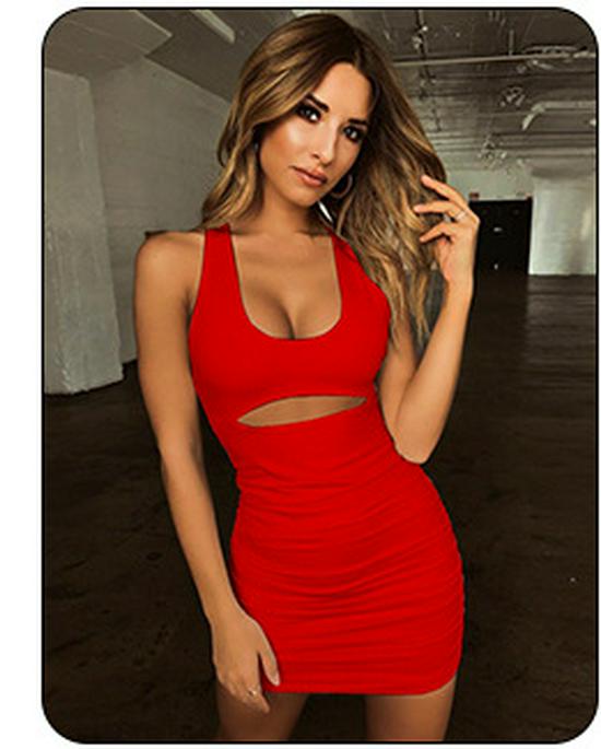 2025 Summer European & American Women's One-Shoulder Bodycon Dress - Sexy Nightclub Fashion Bestseller
