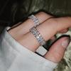 Кольцо Exaggerated Fashion Zircon Ring - Модный дизайн с открытым соединением для женщин