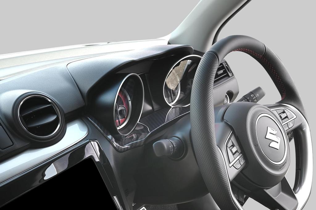 SecondStage Digital Carbon Fiber Meter Under Panel for Suzuki Swift Sport ZC33S (S117DCB)