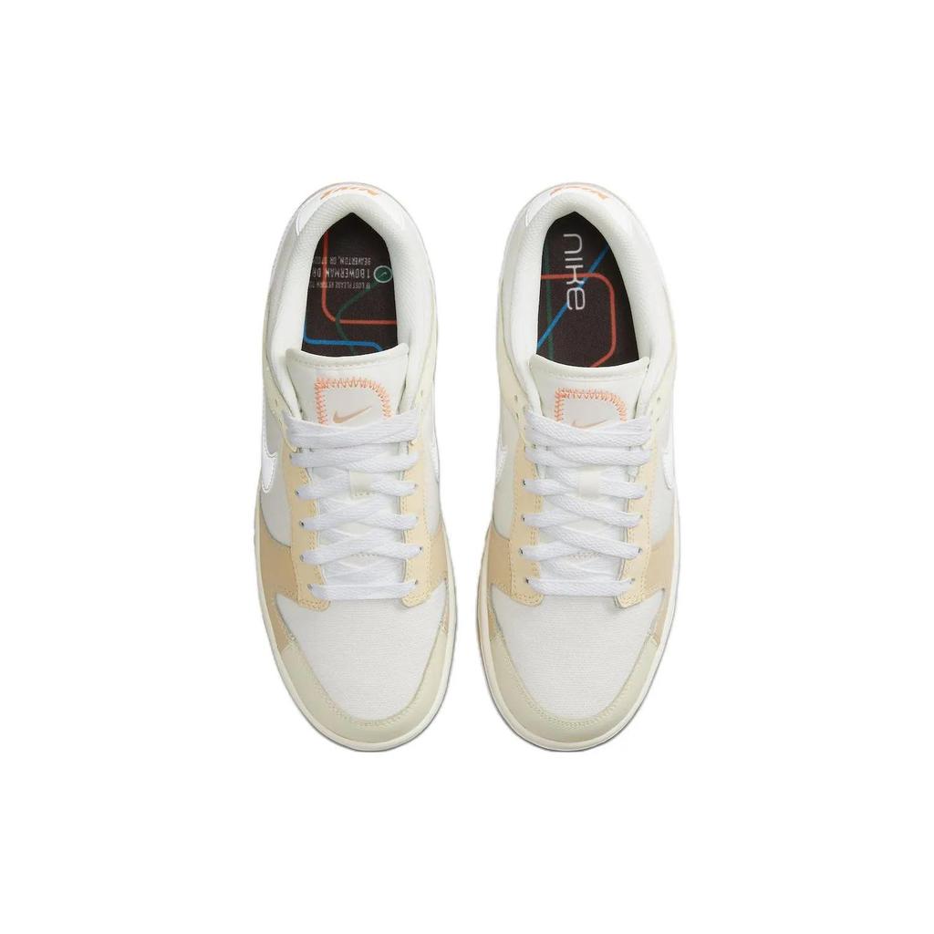 Nike Dunk Low SE 'If Lost Return To' (Unisex) White / Sail / White / Sanddrift / Sesame / Pale Vanilla Skate Shoes FJ5475 100