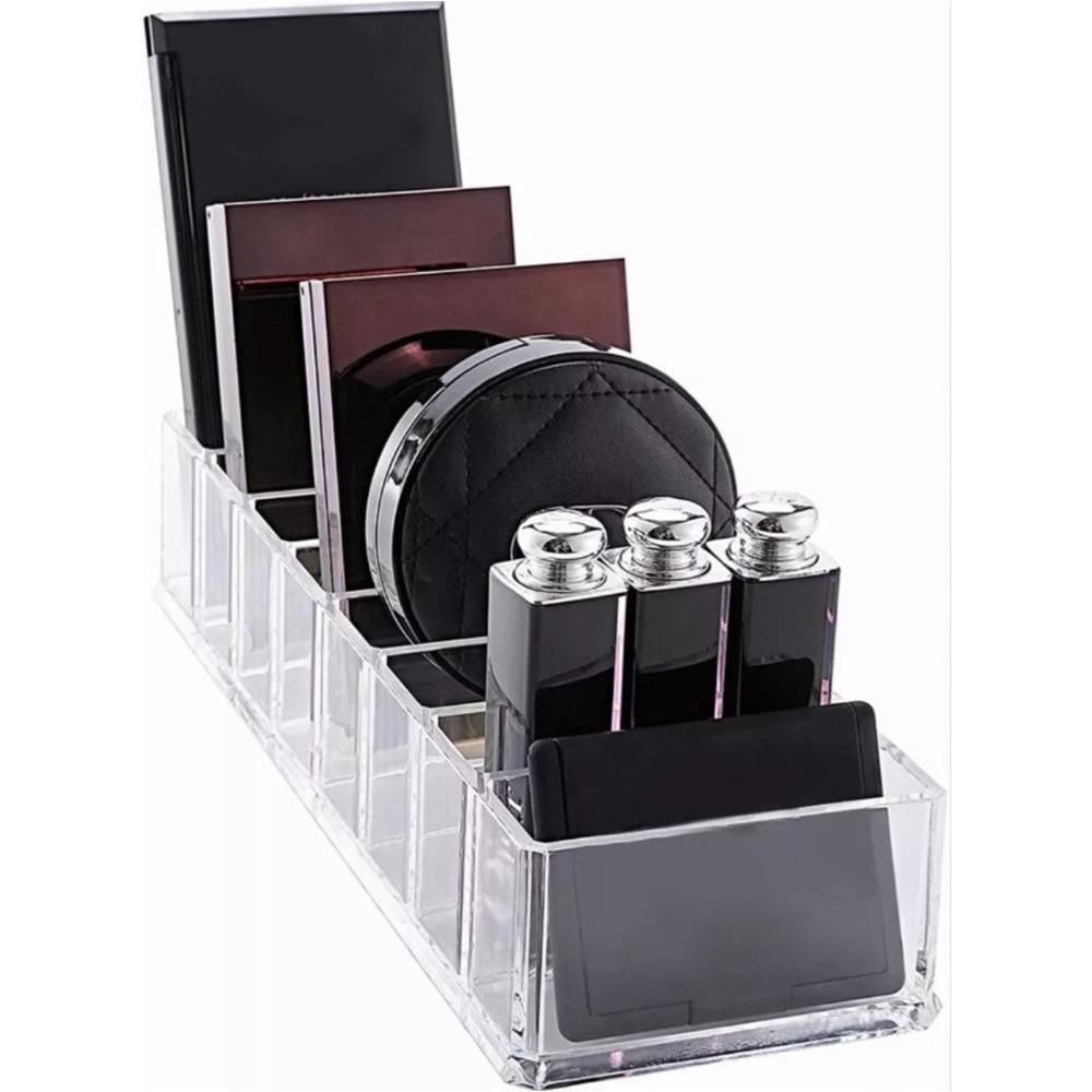 Clear Makeup Organizer Plastic Eyeshadow Palette Organizer Acrylic Makeup Stand Vanity