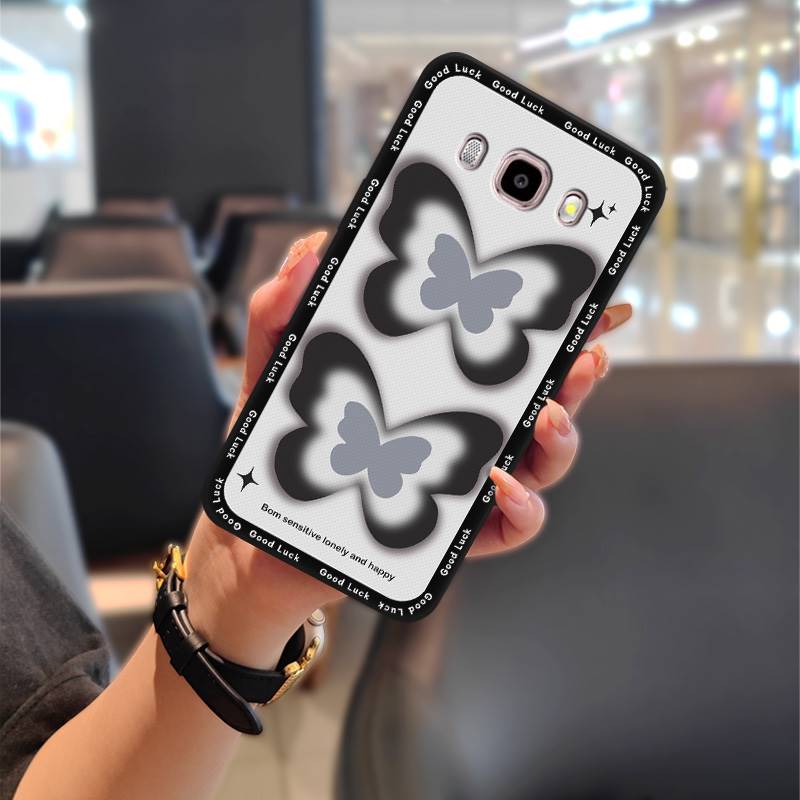 Flower Dirt-resistant Phone Case For Samsung Galaxy J510/J5 2016/J5108 TPU Back Cover Shockproof Cute Fashion Design