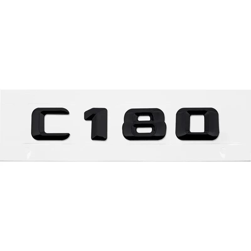 3D Car Tail Letter Stickers Badge for Mercedes Benz C Class C32 C36 C43 C55 C63 C180 C200 C220 C230 Auto Rear Trunk Emblem ZC2