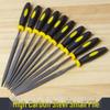Assorted Small Steel File Set: Triangular Rasp Hand Files for Woodworking