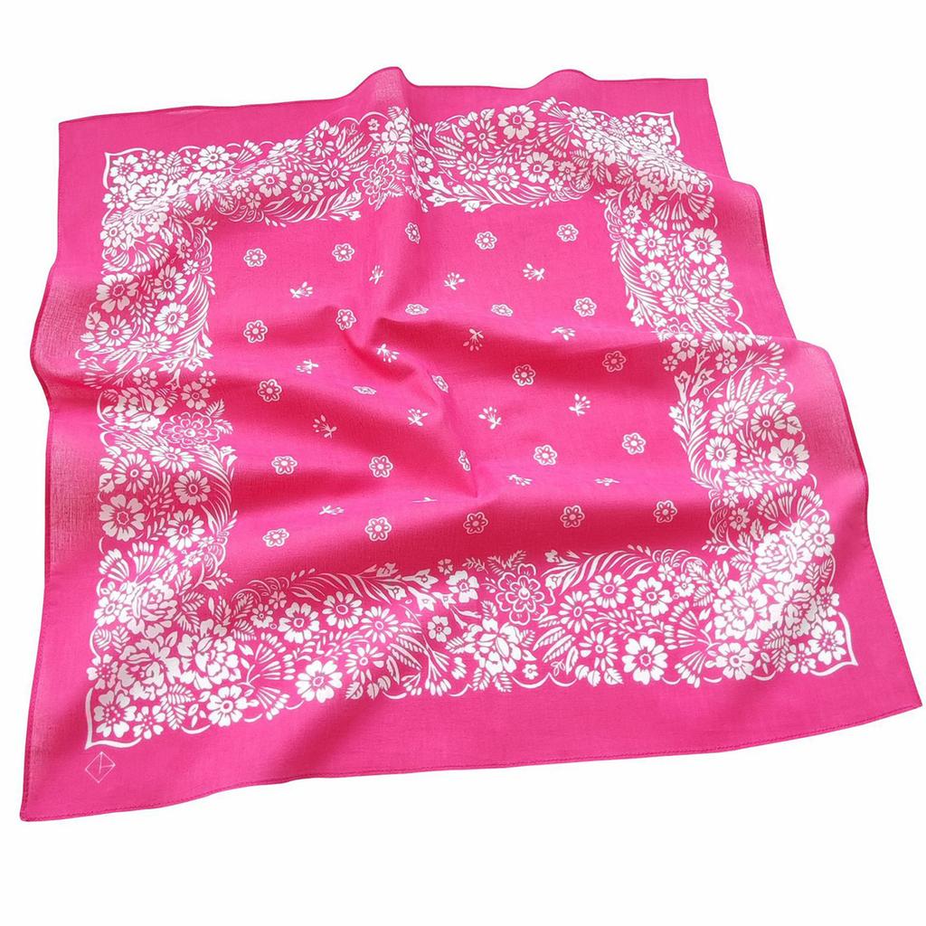 Банданы с цветочным узором для взрослой моды, квадратный платок, мотоциклетный головной платок, головная повязка для уличных танцев, спортивные банданы