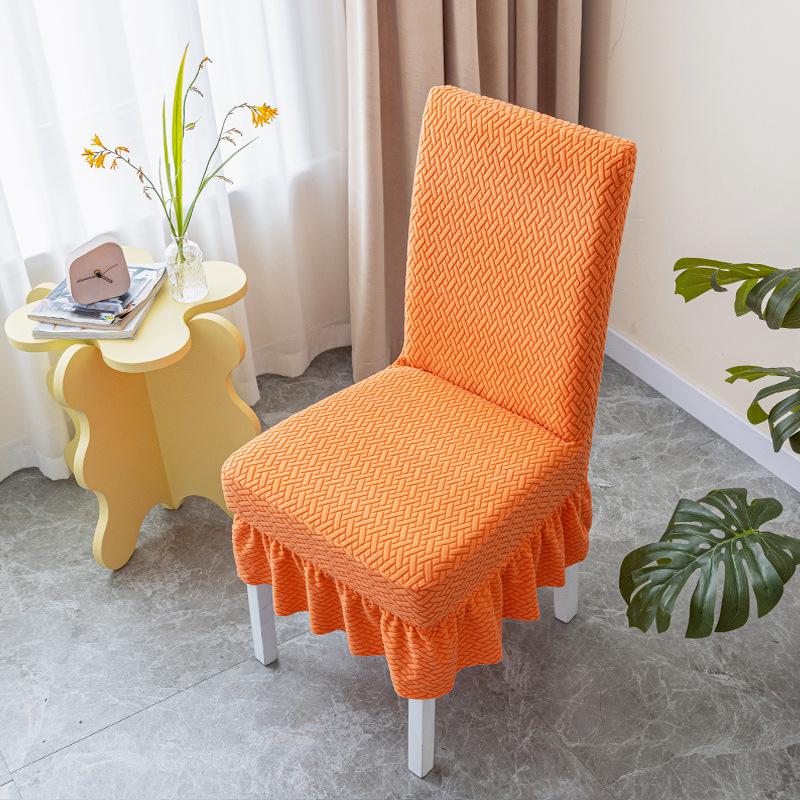 Эластичный утолщенный универсальный комплект чехлов для стульев и табуретов для обеденного стола