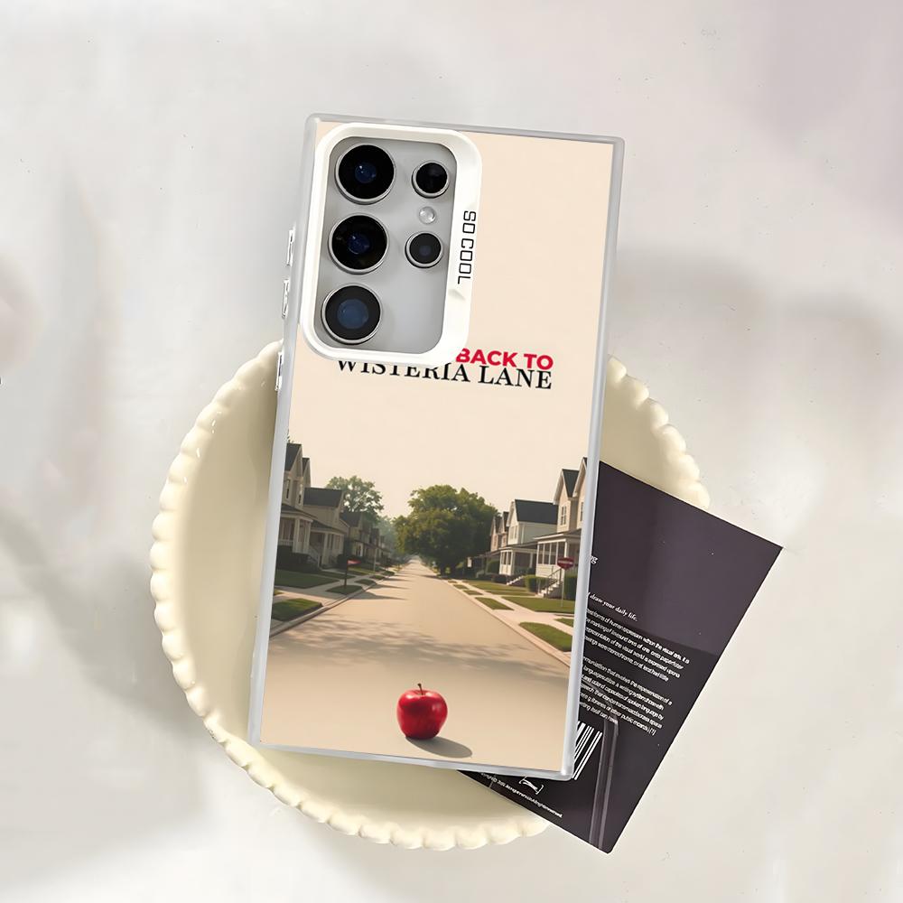 Desperate Housewives TV Movie Phone Case For Samsung S25 S24 S23 FE S22 S21 S20 Plus Note20 Ultra Silver White Bumper Case