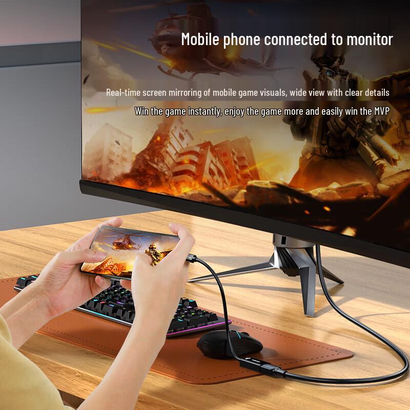 Кабель-адаптер Shengwei USB-C на HDMI 4K