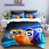 Turbo Racing Snail Cartoon Character Print Duvet Cover Set Soft Bedding Set For Bedroom Home Decoration