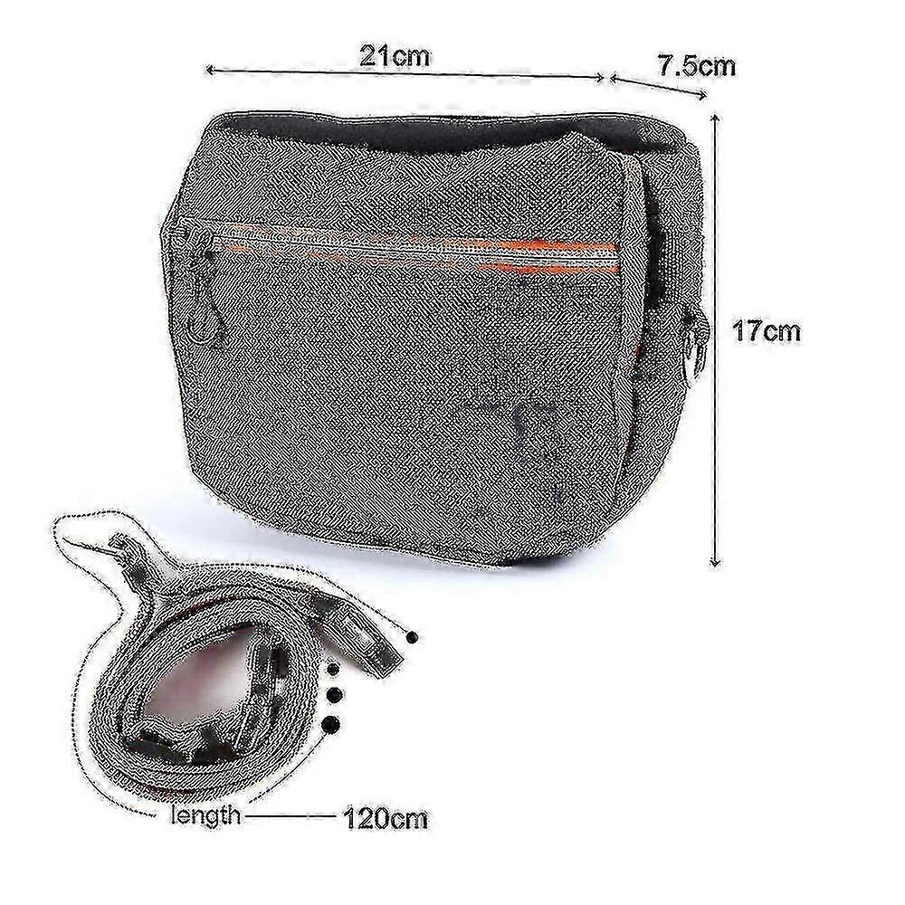 Dog Treat Pouch, Dog Training Pouch Bag With Adjustable Waistband And Built-in Dog Waste Bag Dispenser, Auto Closing Portable Dogs Walking Bag, 4 Ways