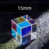 3D Optical Hexahedral Crystal Prism, Light Refraction Color Prism, Pocket Stress Relief Toy For Pography Lovers Creative Gift